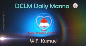 DCLM Daily Manna 30 April, 2018