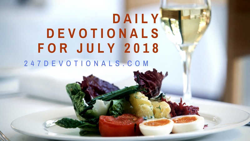 Free Daily Devotional July
