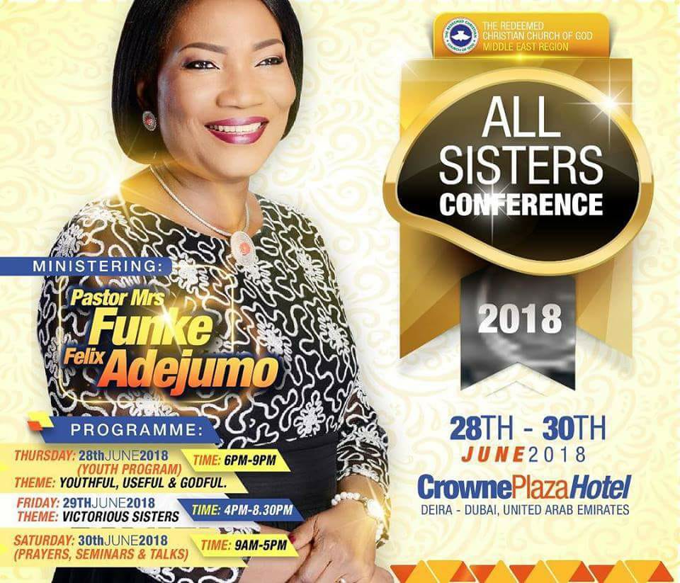 RCCG Middle East Region 2018 ALL SISTERS CONFERENCE