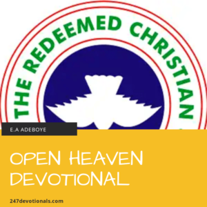 Today open heaven devotional