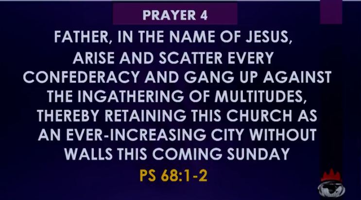 Gather multitudes prayer Oyedepo