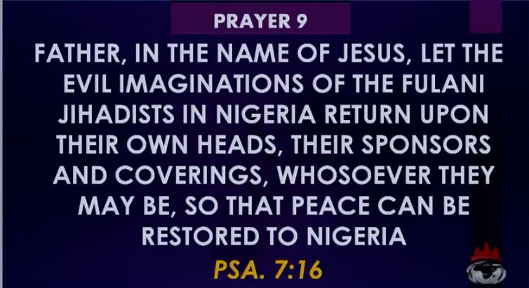 Prayer 09 Against Fulani Heards Men