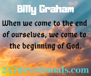 Billy Graham devotion