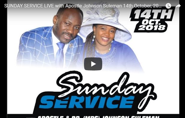 LIVE with Apostle Johnson Suleman 14th October 2018