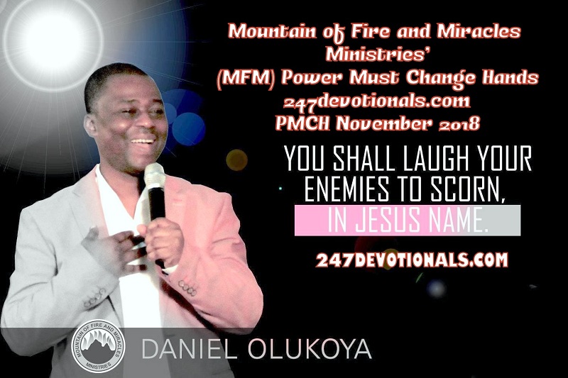 MFM Power Must Change Hands PMCH November 2018 Dr. Daniel Olukoya