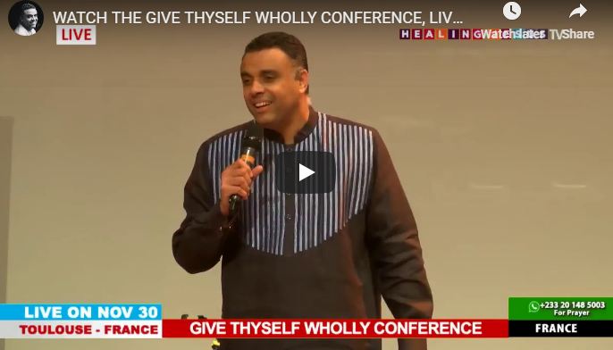 Dag Heward-Mills LIVE FRANCE DAY 3 THE GIVE THYSELF WHOLLY CONFERENCE