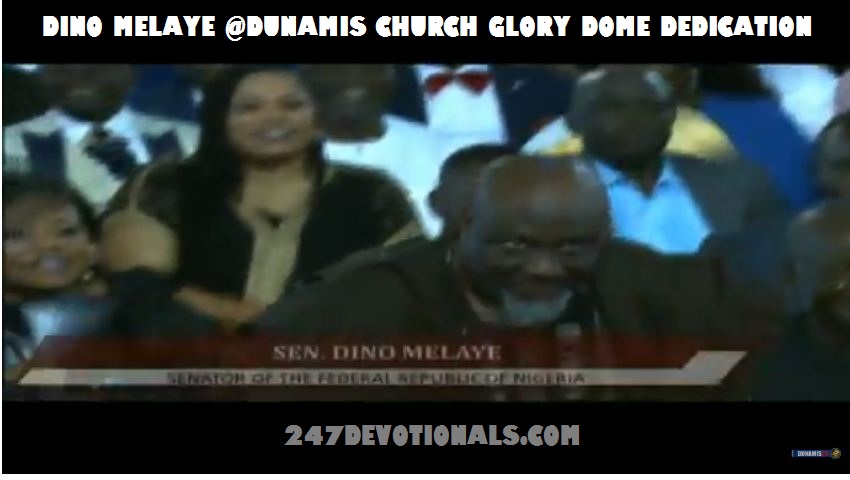 Dino Melaye at Glory Dome Dedication