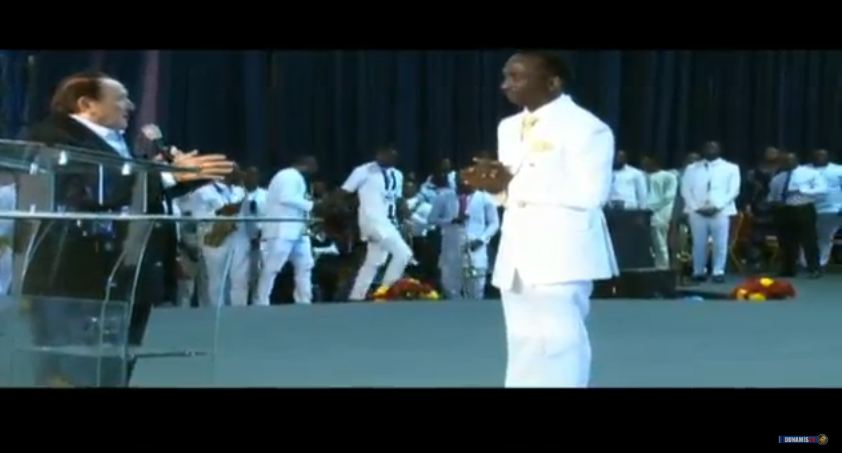 Dr Morris Cerullo Prayes for Oyedepo Live on Glory Dome dedication
