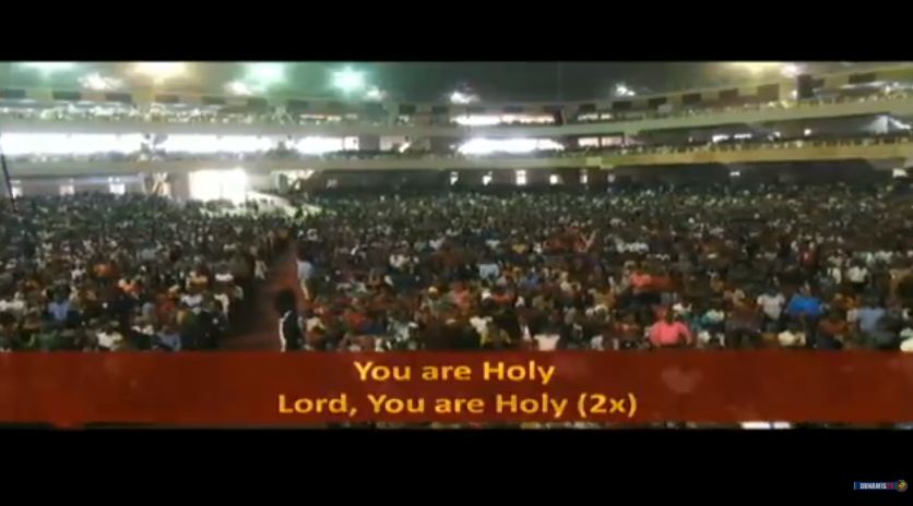 Massive Crowd At Glory Dome Abuja