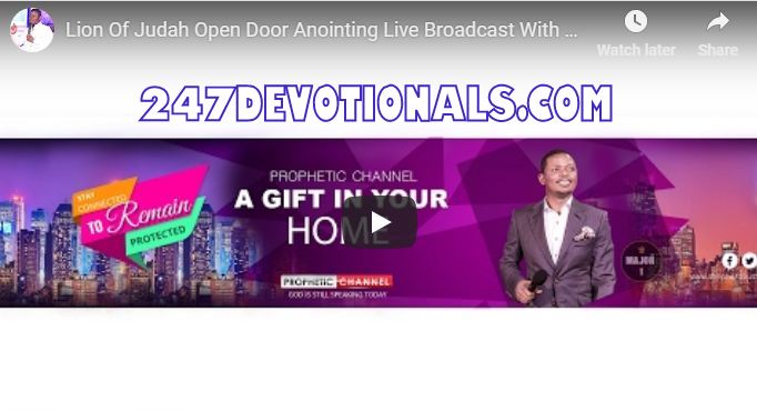 Lion Of Judah Open Door Anointing Live Broadcast With Major 1