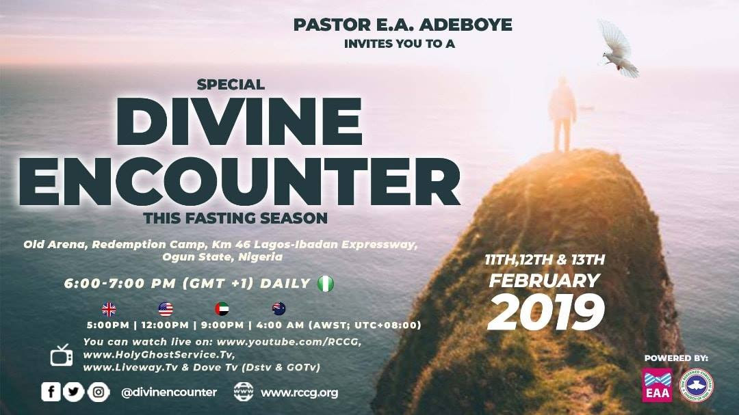 RCCG Special Divine Encounter with Pastor E.A. Adeboye.