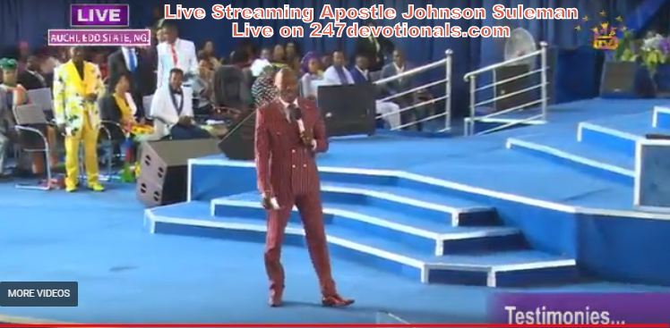 Live Streaming With Apostle Johnson Suleman