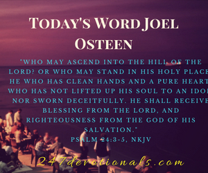 Today's Word Joel Osteen