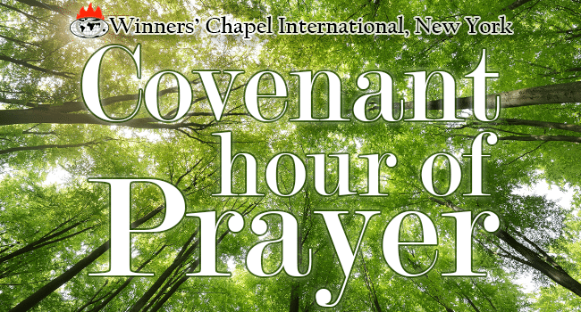 Winners covenant hour of prayer