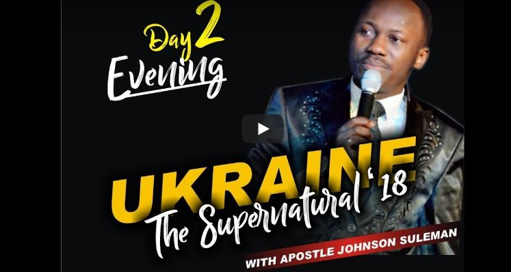 THE SUPERNATURAL Apostle Johnson Suleman