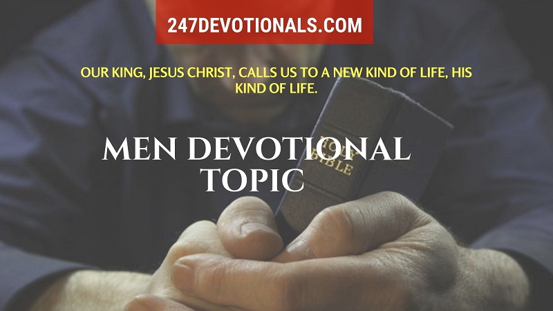 Men Devotional Topic 247devotionals.com
