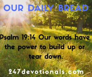 Our daily bread devotion