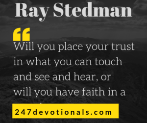 Ray Stedman devotion
