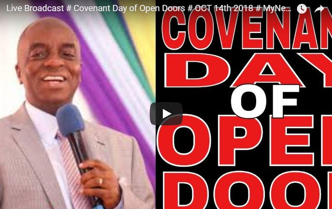Winners Chapel Sunday Covenant Day of Open Doors ocober 14 2018
