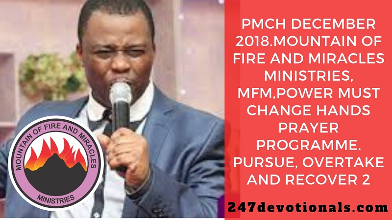 Power Must Change Hands Prayer Programme December 2018 MFM Church