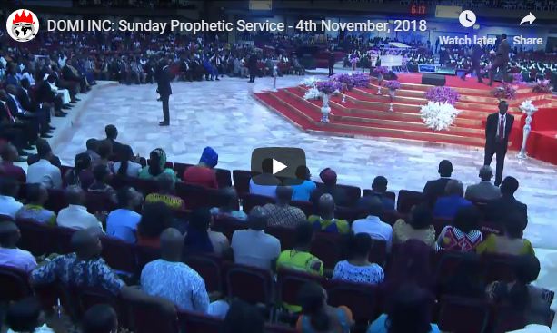 Stream Live Winners Church Sunday Prophetic Service 4th November 2018