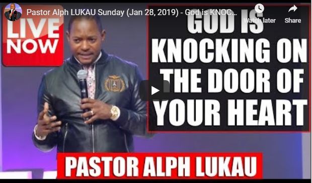 Pastor Alph LUKAU Live Moday (Jan 28, 2019)
