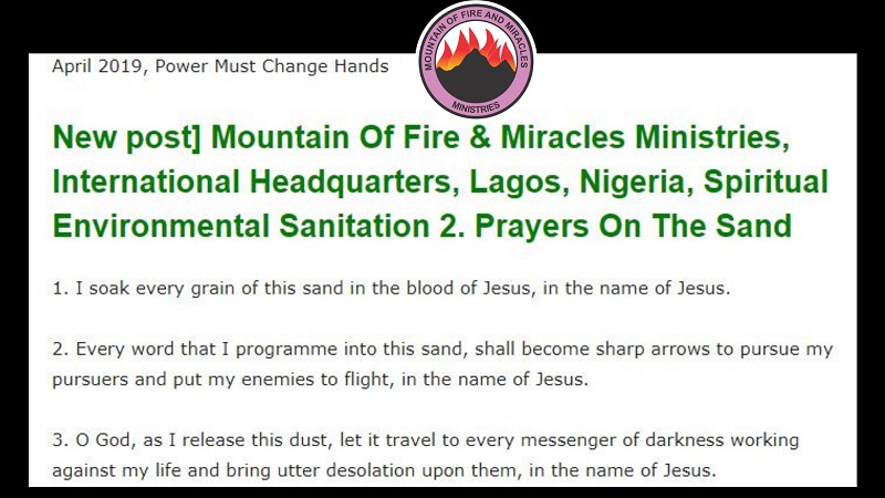 Mountain Of Fire & Miracles Ministries, International Headquarters, Lagos