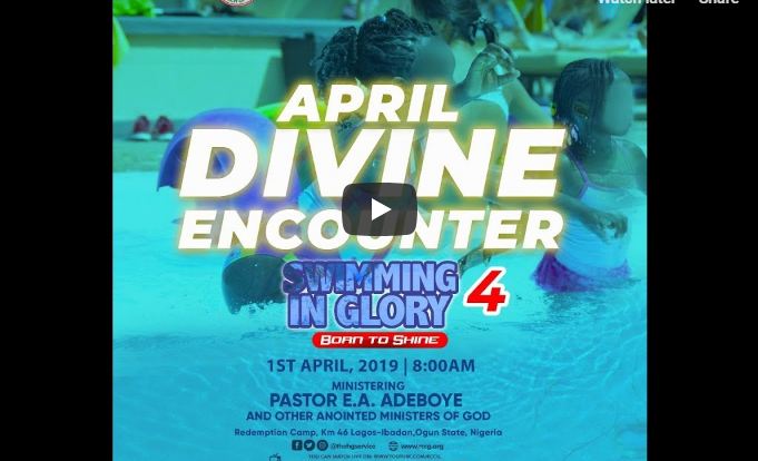 RCCG APRIL 2019 HOLYGHOST SERVICE SWIMMING IN GLORY 4