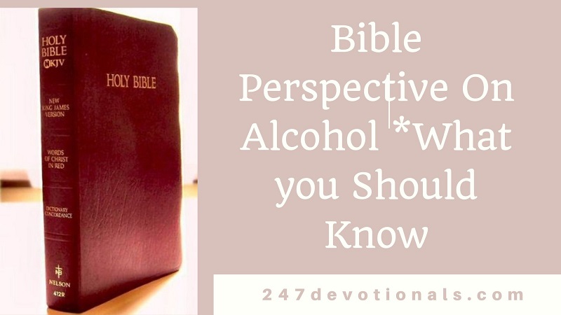 Bible Perspective On Alcohol *What you Should Know