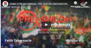 Winners ANNUAL PRE-SHILOH ENCOUNTER SERVICE
