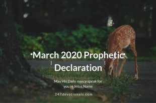 RCCG March 1 2020 Prophetic Declaration