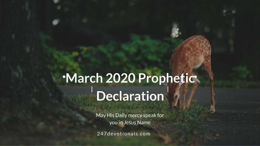 RCCG March 1 2020 Prophetic Declaration