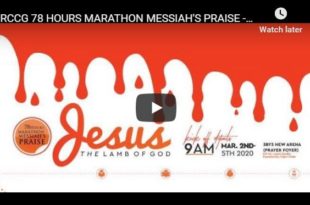 rccg marathon praise