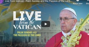 Palm Sunday and the Passion of the Lord by Pope Francis