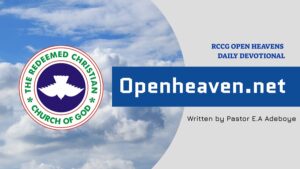 MONDAY OPEN HEAVENS DAILY DEVOTIONAL DATE FEBRUARY 20TH 2023