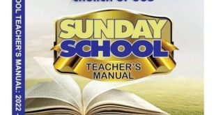 Rccg sunday school teachers manual for year 2023