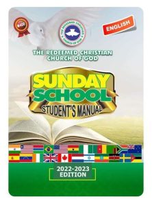 RCCG SUNDAY SCHOOL MANUAL FOR STUDENT YEAR 2023