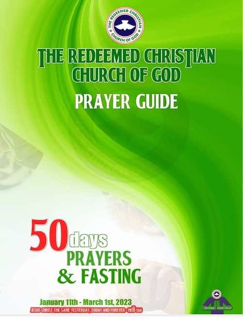 RCCG 50 DAYS OF FASTING AND PRAYERS GUIDE DAY 50 WEDNESDAY 1ST MARCH