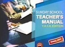 Rccg Yaya Sunday school teacher manual
