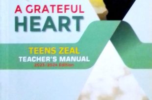 RCCG JUNIOR ZEAL FOR 2022/2023 AGE 13-19 TEACHER'S MANUAL