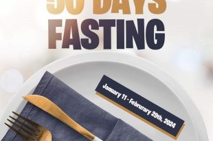 RCCG 2024 will be Fasting for 50 Days - Click here to Daily Prayer Points